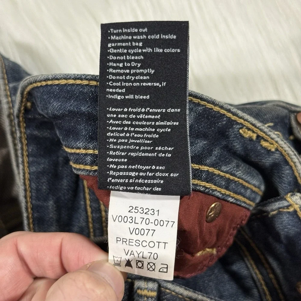 Vayder‎ Men's Size 32 Prescott Grunge Wash Straight Leg Denim Jeans